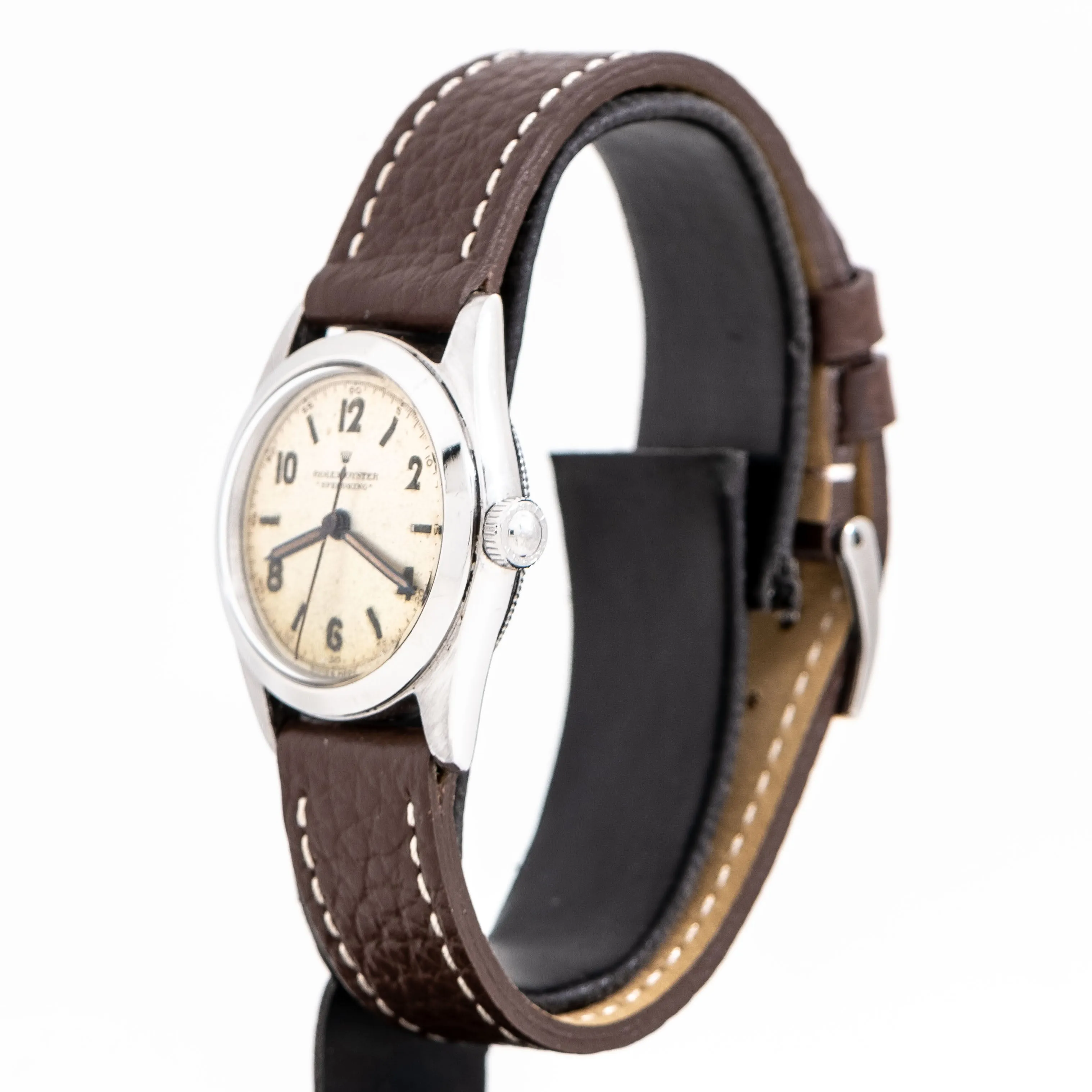 1944 Vintage Rolex Oyster Speedking Ref. 4220 Watch in Stainless Steel (# 15324)