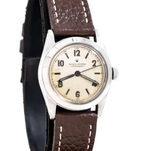 1944 Vintage Rolex Oyster Speedking Ref. 4220 Watch in Stainless Steel (# 15324)