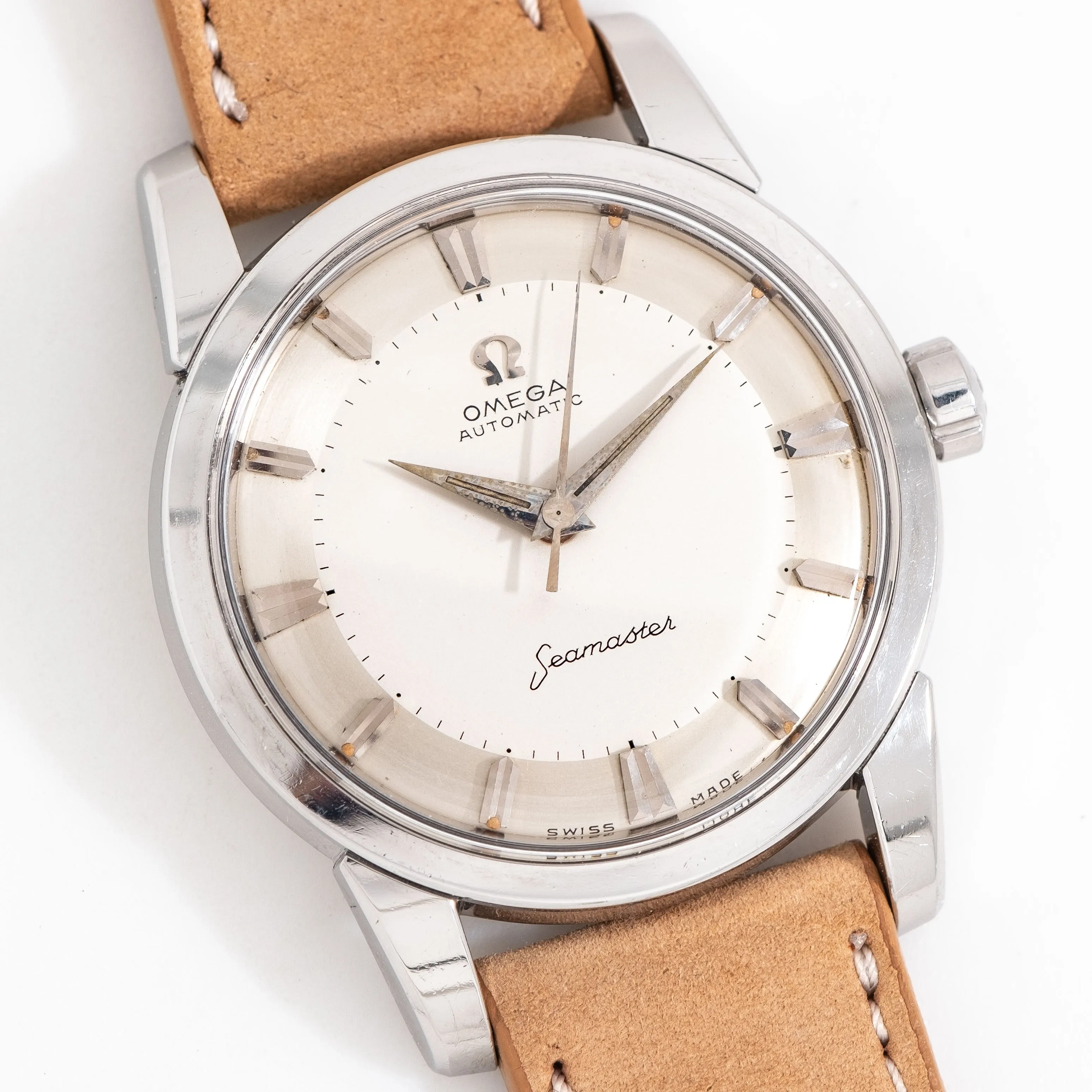 1958 Vintage Omega Seamaster Ref. 2846 14 SC Stainless Steel Watch (# 15298)