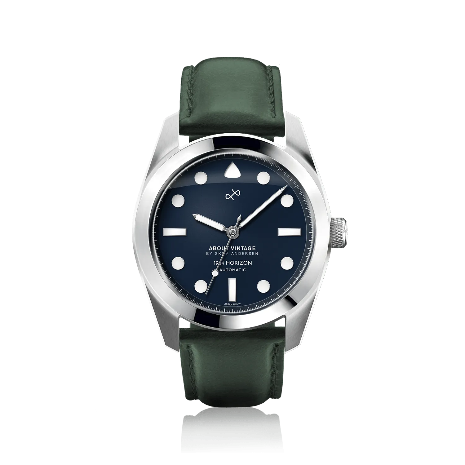 1964 Horizon Automatic, Steel / Matte Blue