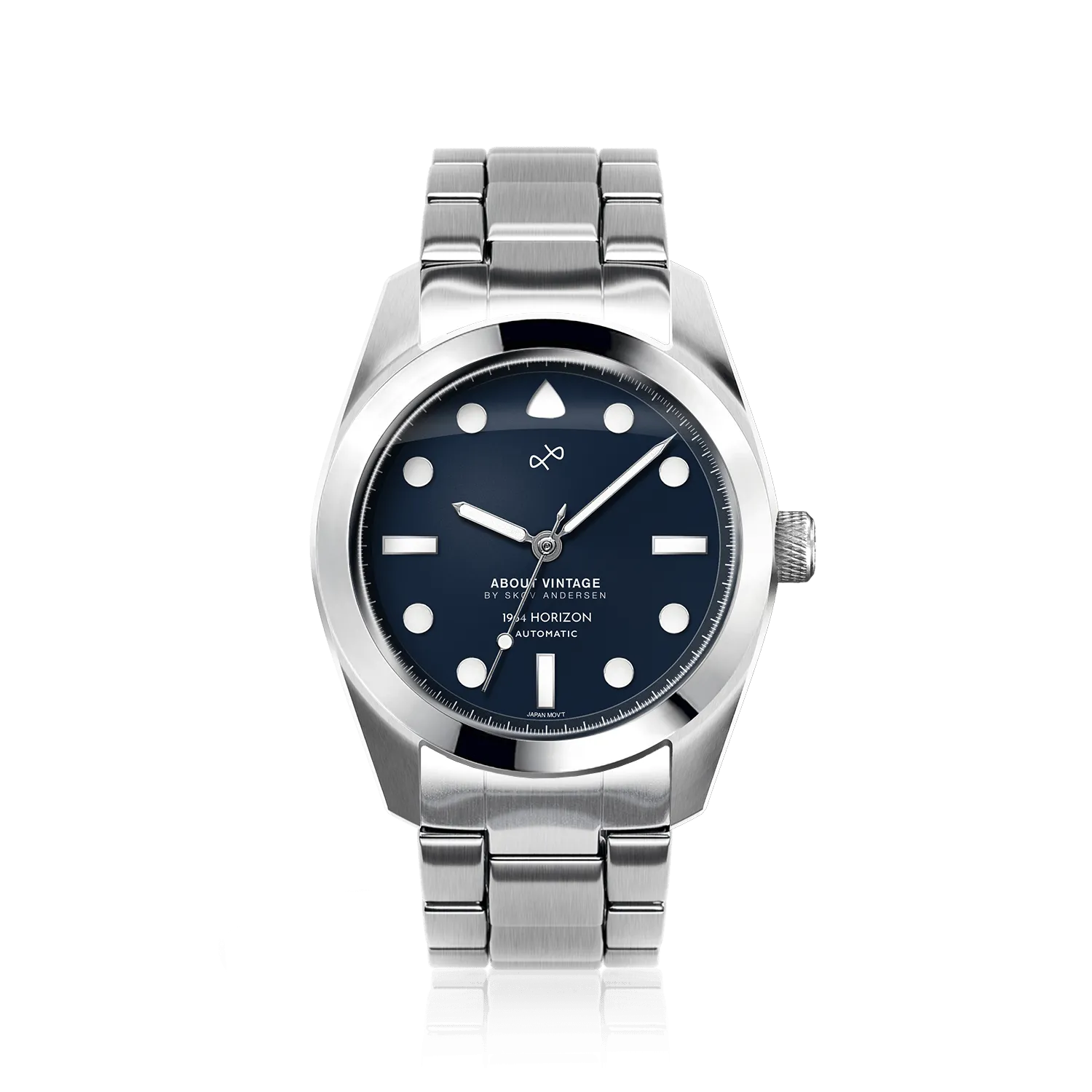 1964 Horizon Automatic, Steel / Matte Blue