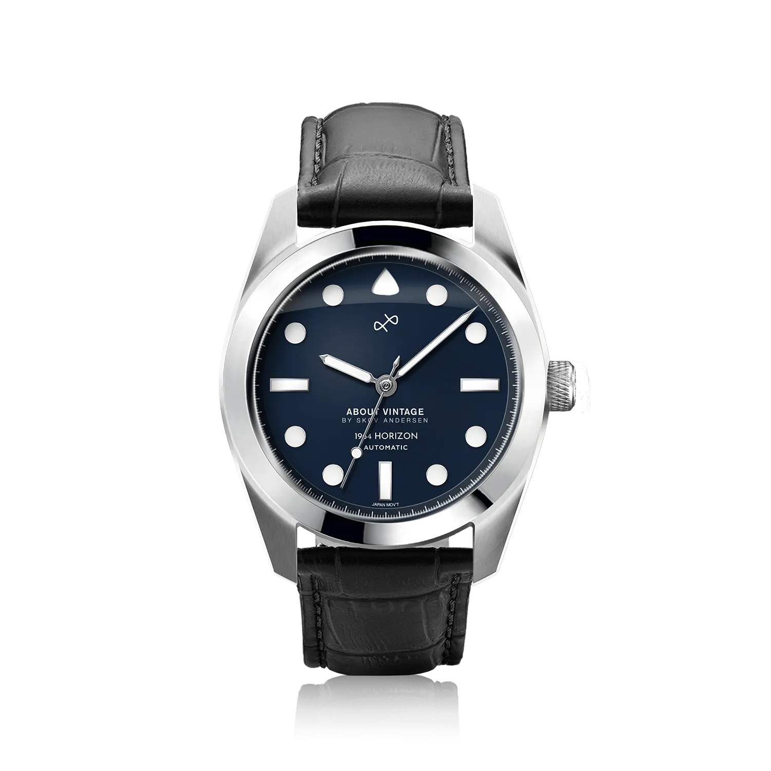 1964 Horizon Automatic, Steel / Matte Blue