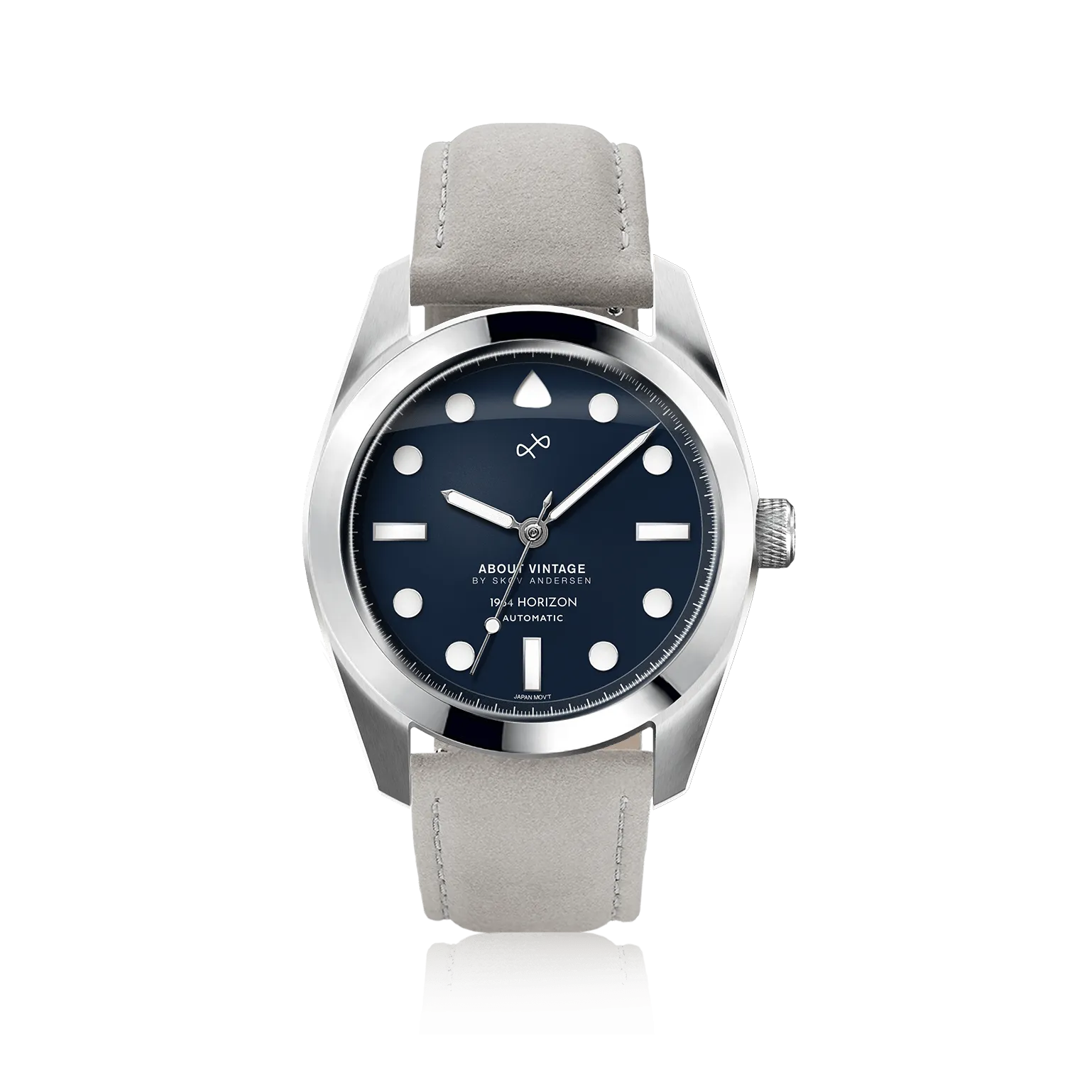 1964 Horizon Automatic, Steel / Matte Blue