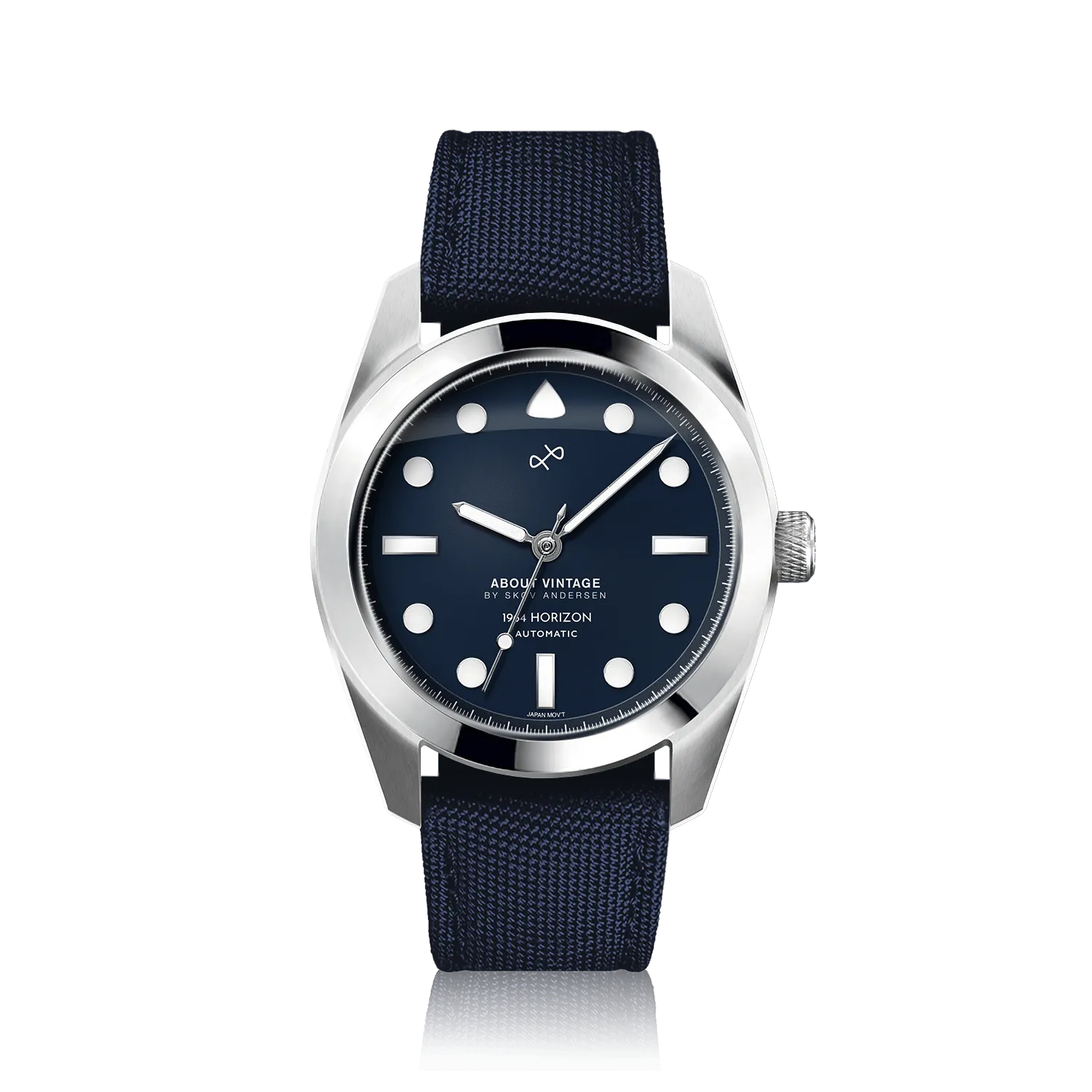 1964 Horizon Automatic, Steel / Matte Blue