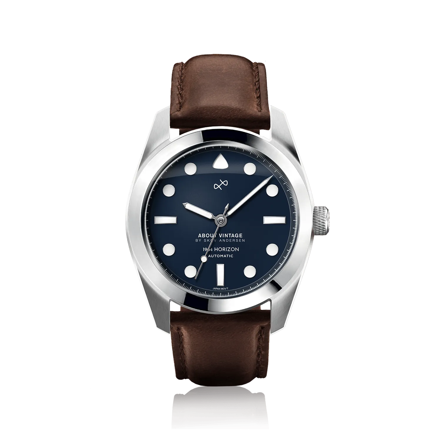 1964 Horizon Automatic, Steel / Matte Blue
