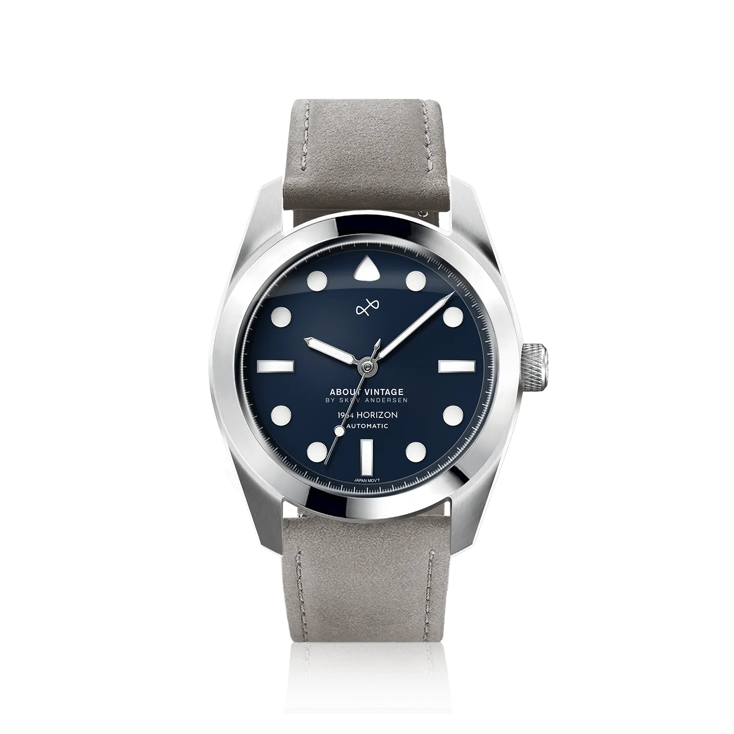 1964 Horizon Automatic, Steel / Matte Blue