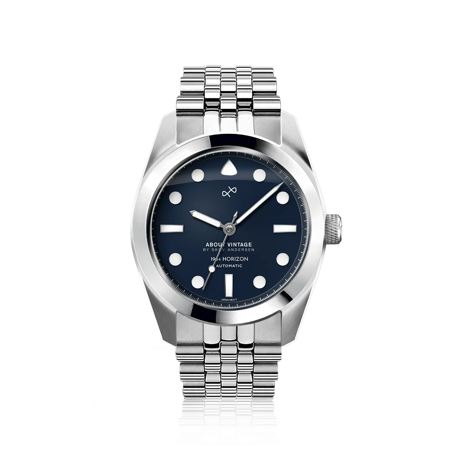 1964 Horizon Automatic, Steel / Matte Blue