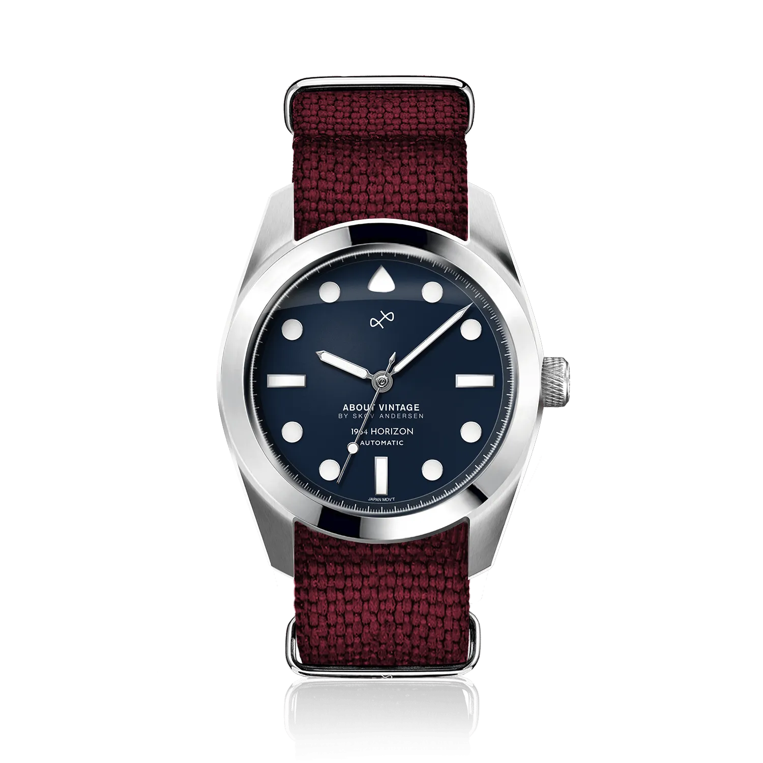 1964 Horizon Automatic, Steel / Matte Blue