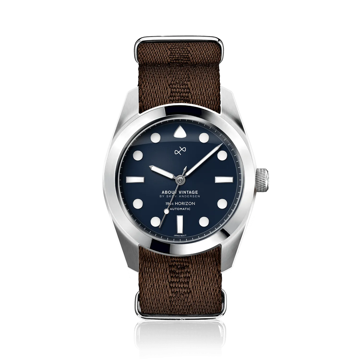 1964 Horizon Automatic, Steel / Matte Blue