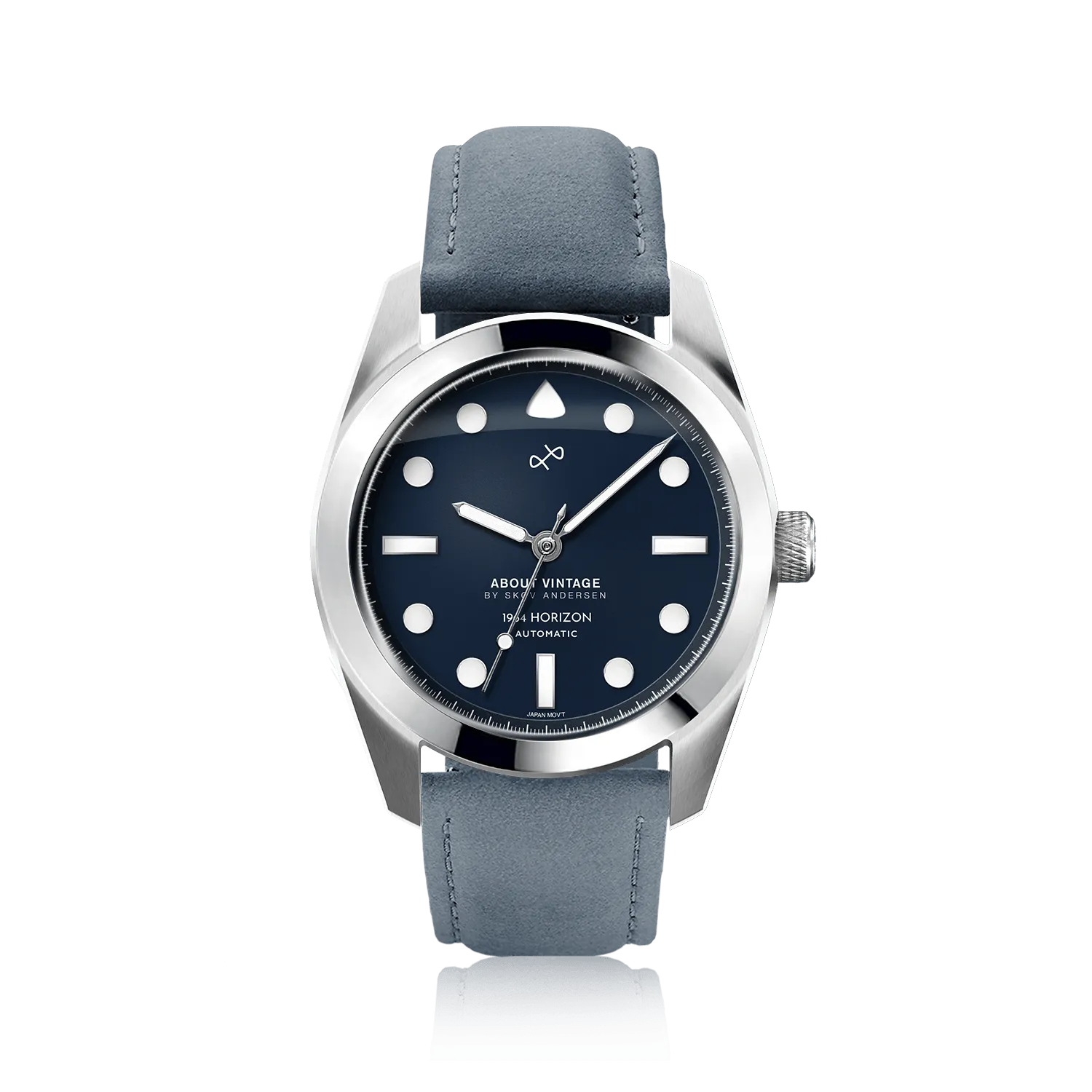 1964 Horizon Automatic, Steel / Matte Blue