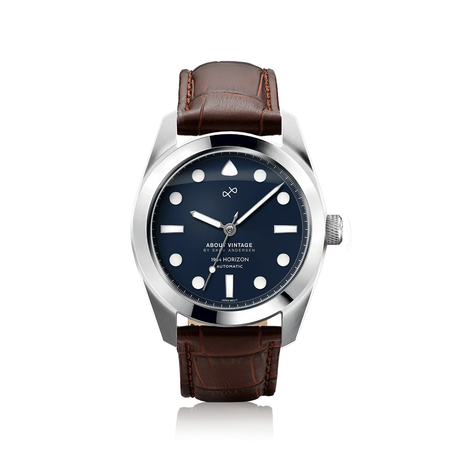 1964 Horizon Automatic, Steel / Matte Blue