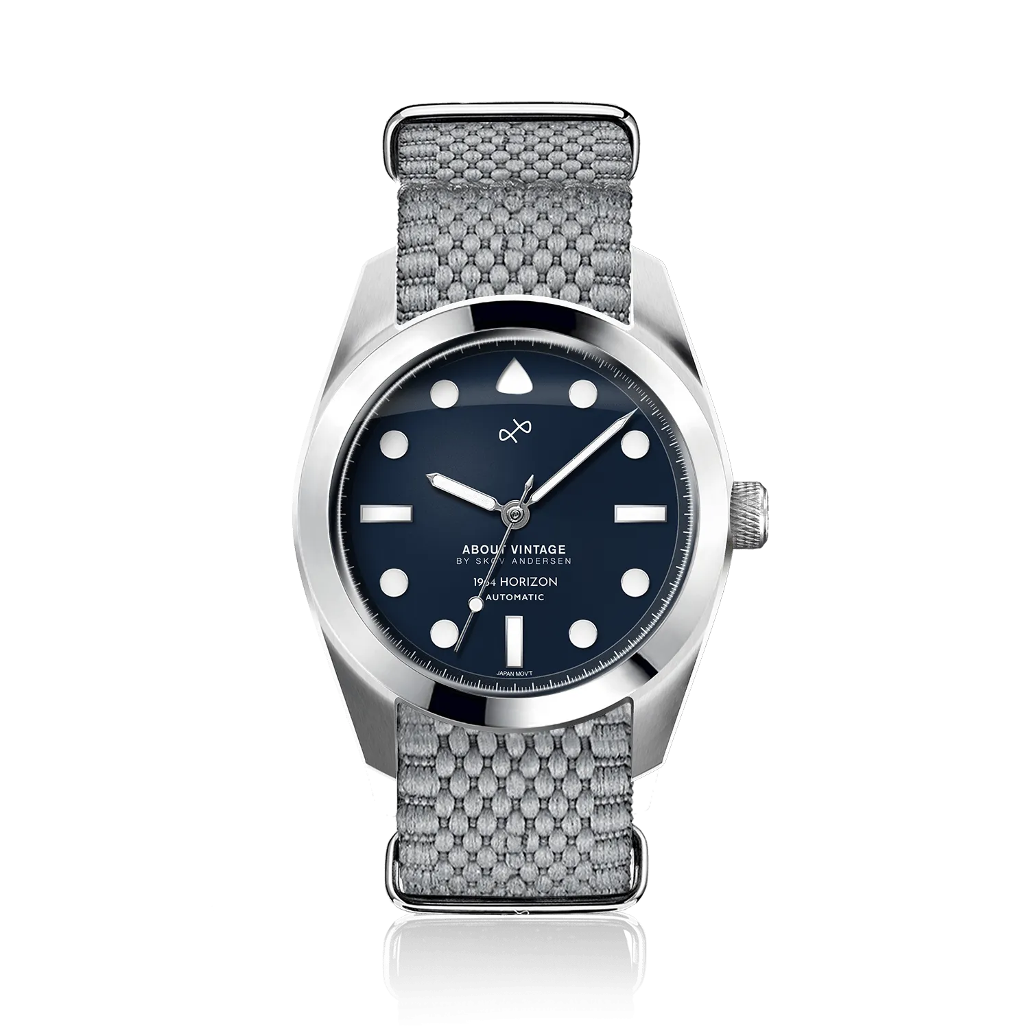 1964 Horizon Automatic, Steel / Matte Blue