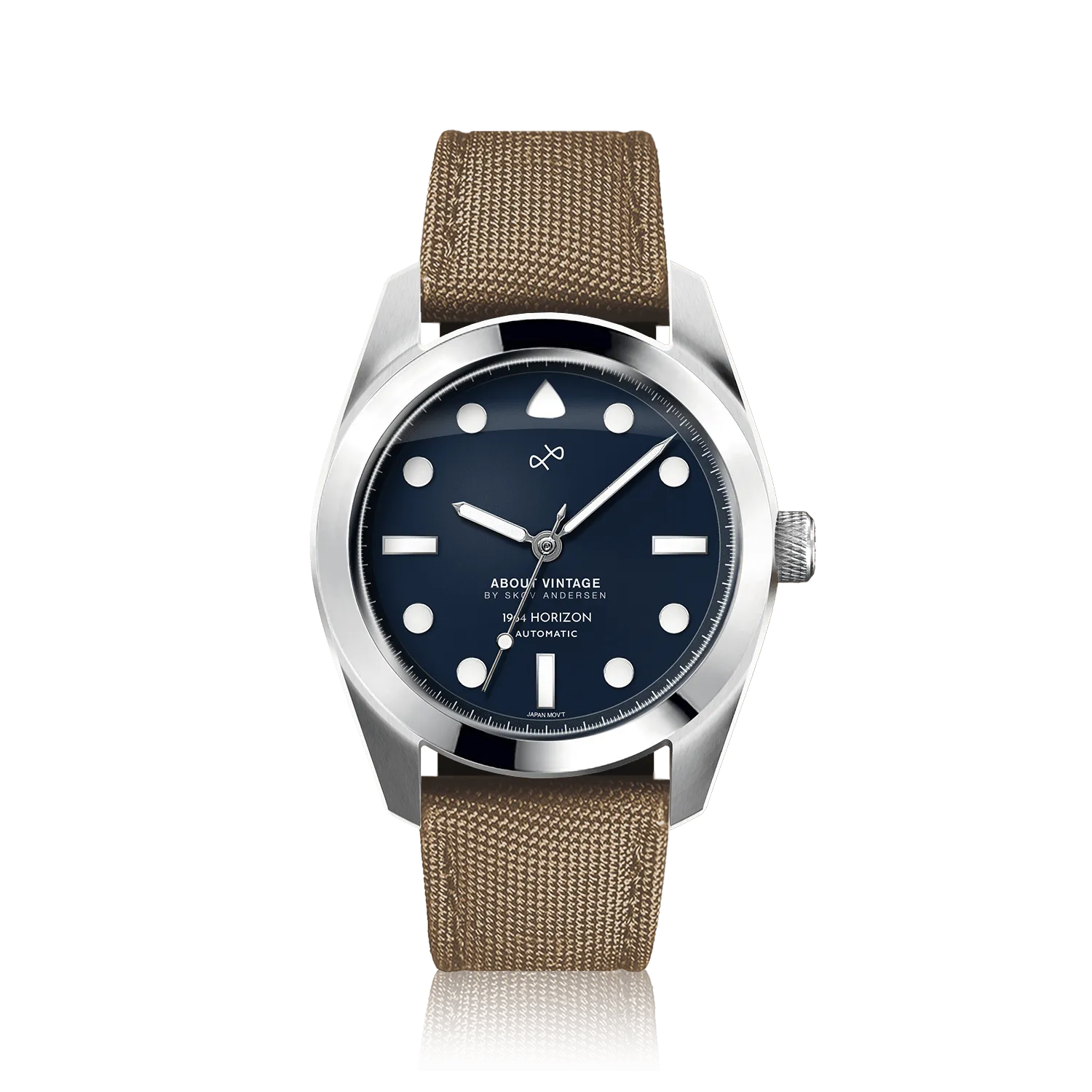 1964 Horizon Automatic, Steel / Matte Blue