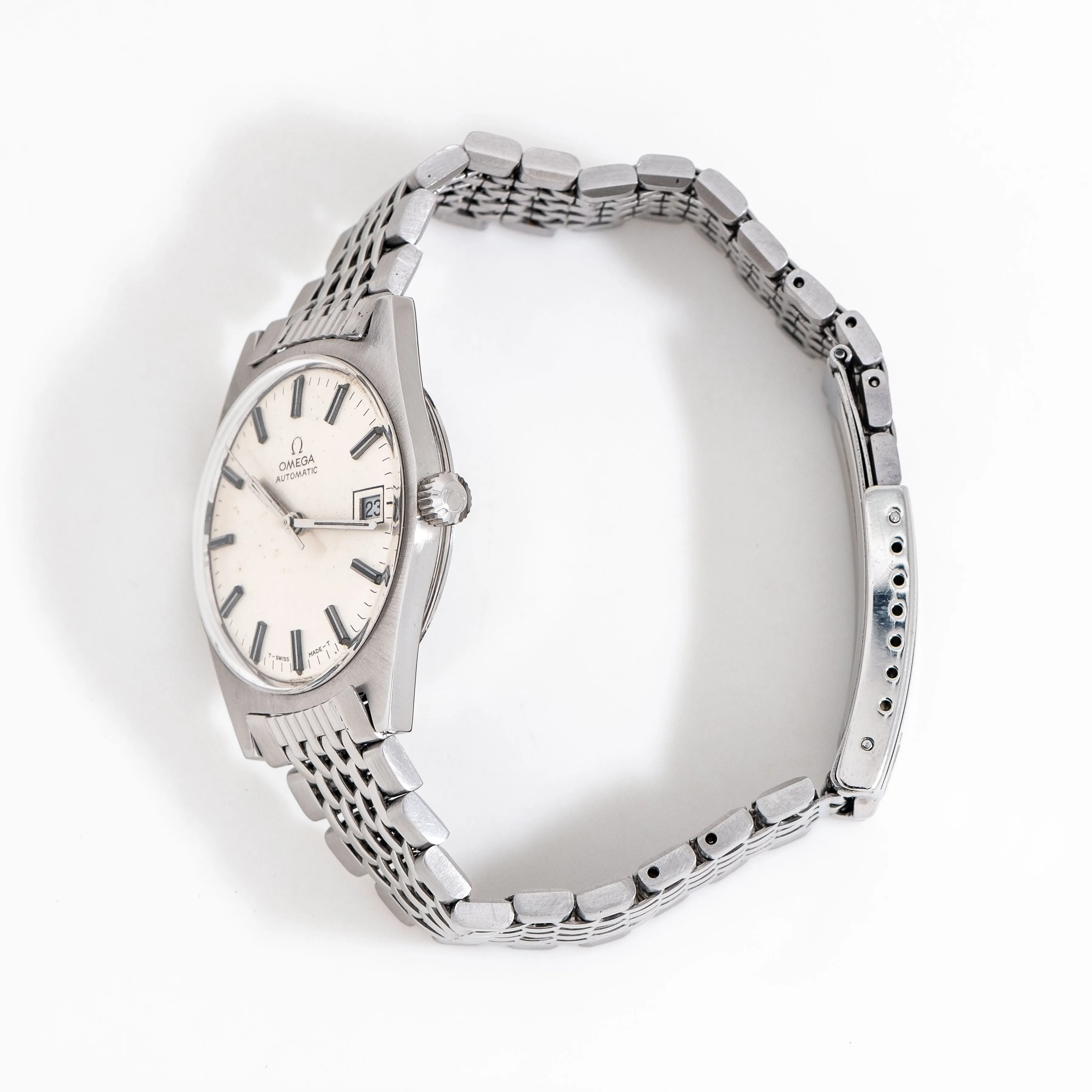 1966 Vintage Omega Automatic Ref. 166.041 Stainless Steel Watch (# 15071)