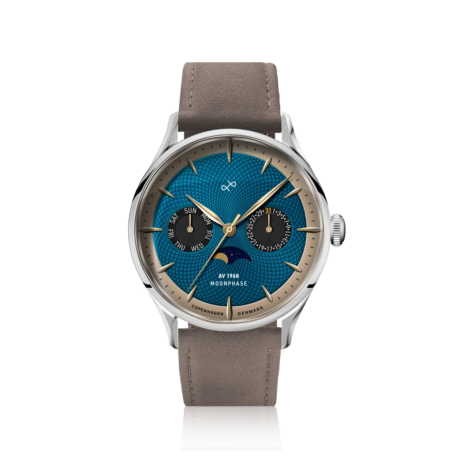 1968 Moonphase, Steel / Blue