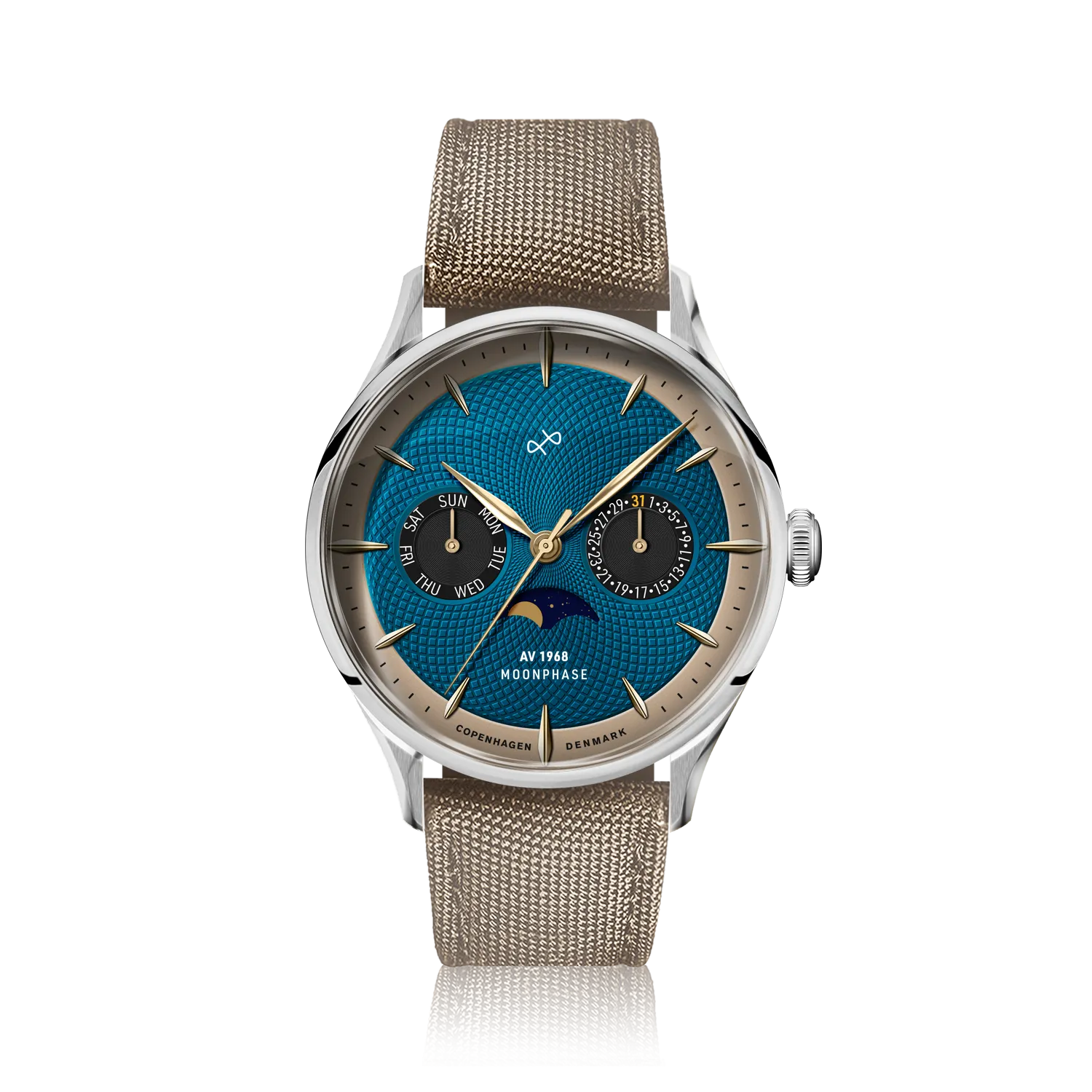 1968 Moonphase, Steel / Blue