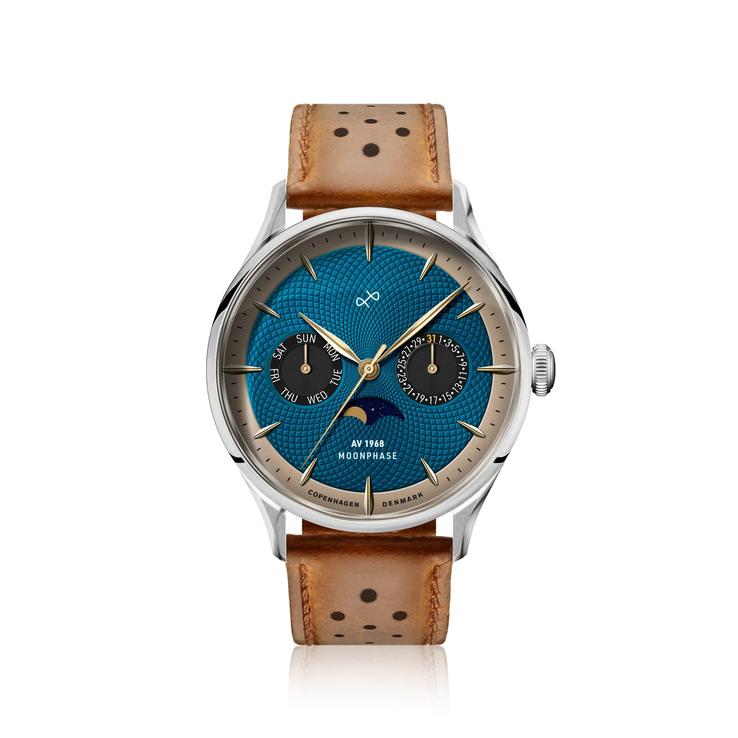 1968 Moonphase, Steel / Blue
