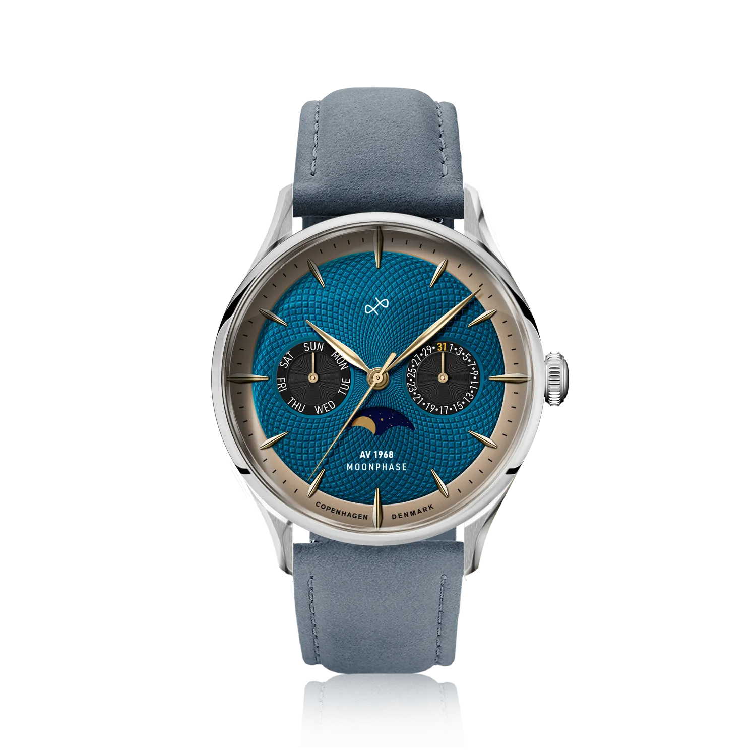 1968 Moonphase, Steel / Blue