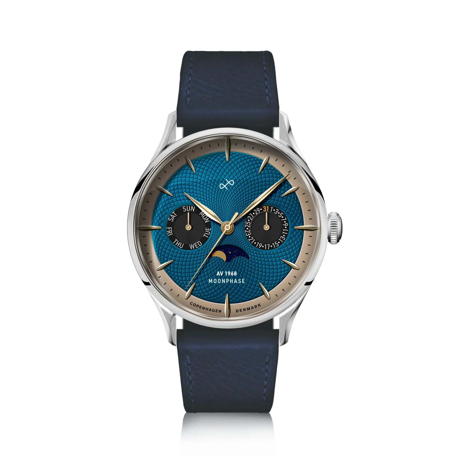 1968 Moonphase, Steel / Blue