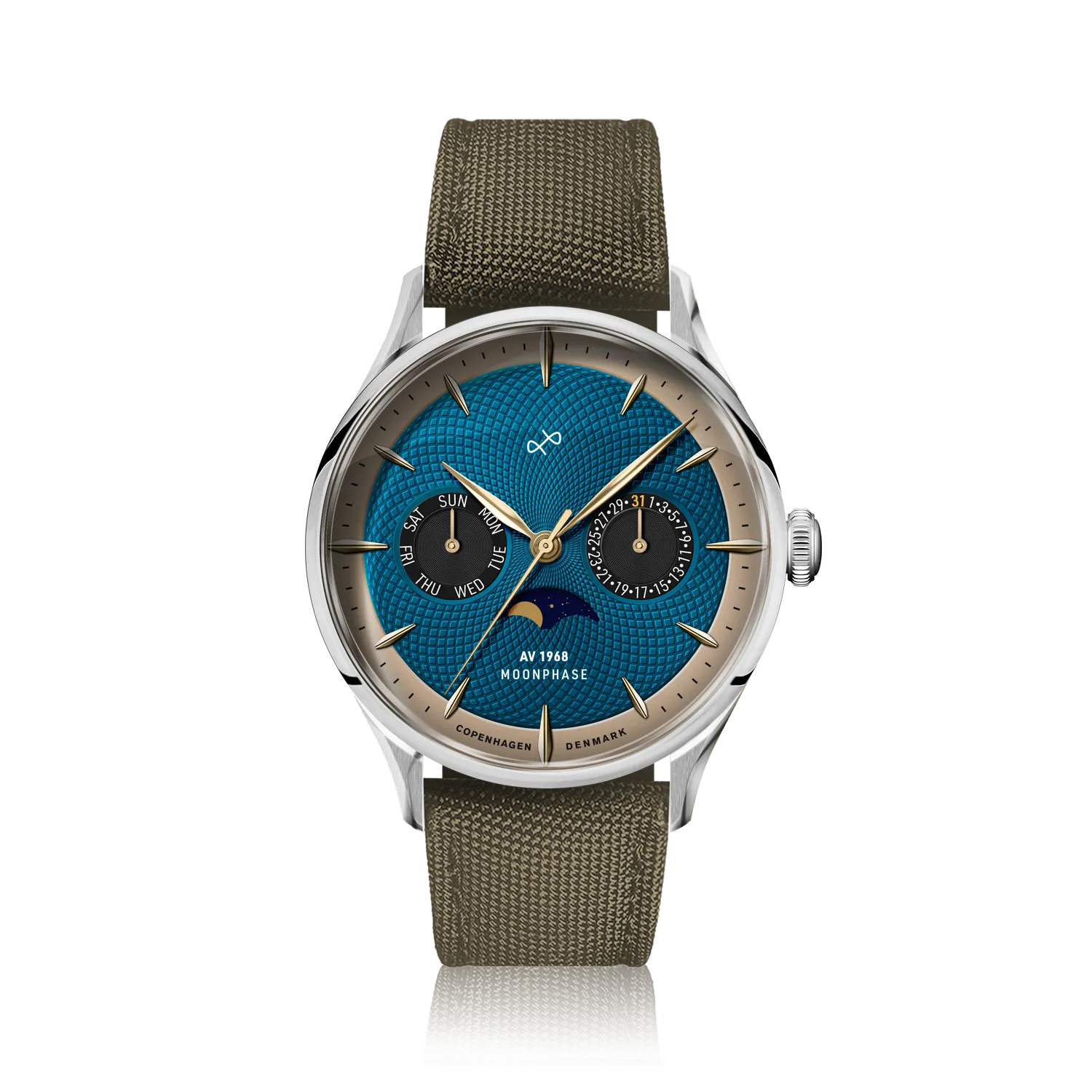 1968 Moonphase, Steel / Blue