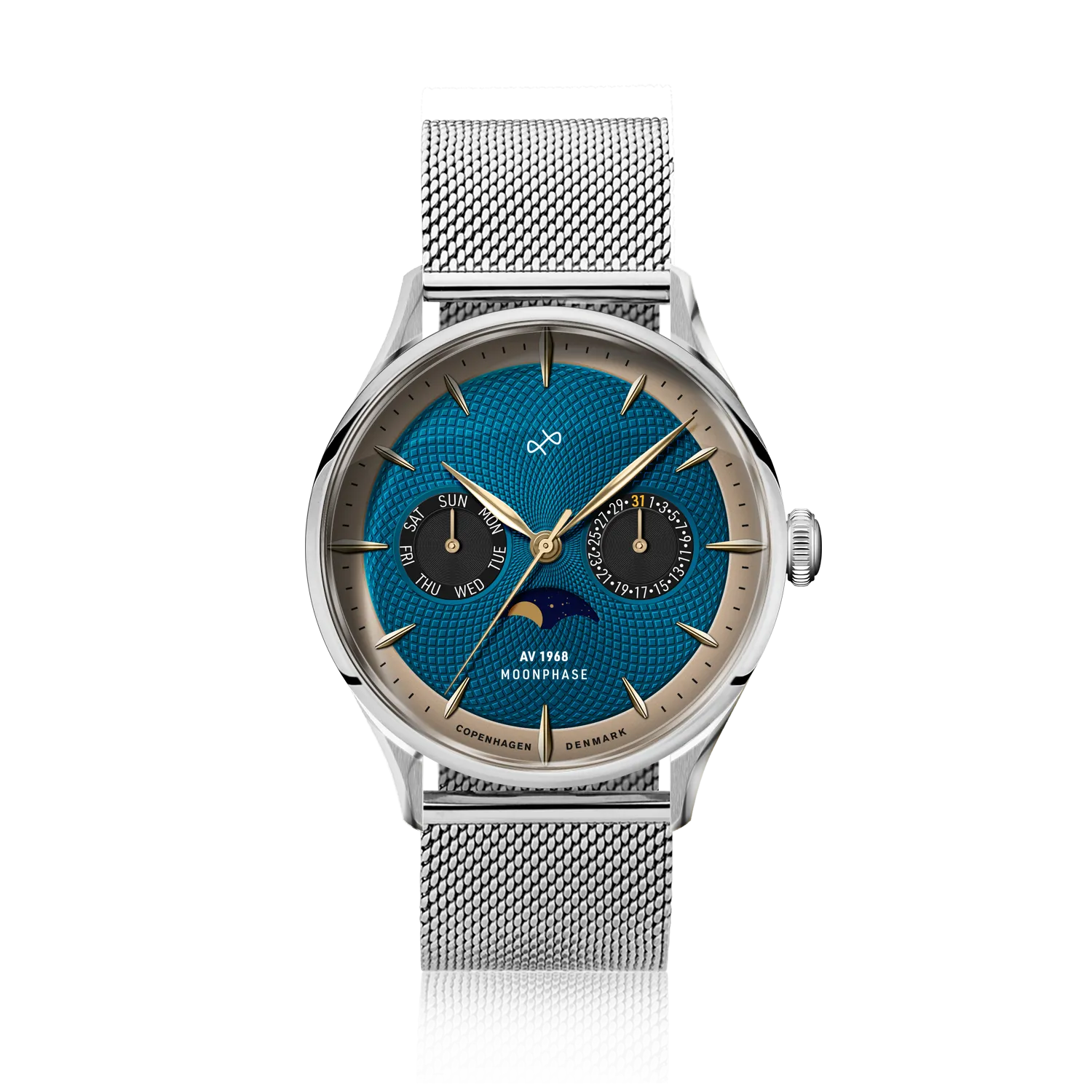 1968 Moonphase, Steel / Blue