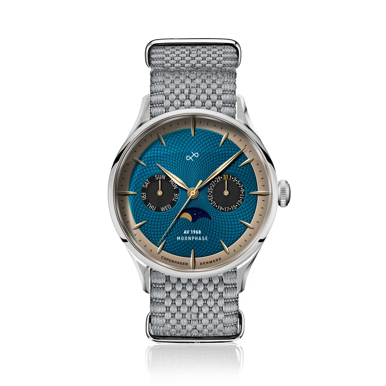 1968 Moonphase, Steel / Blue