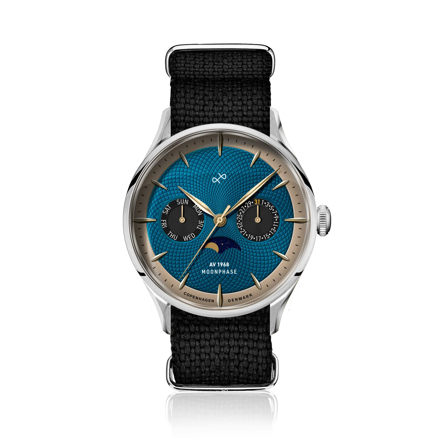 1968 Moonphase, Steel / Blue