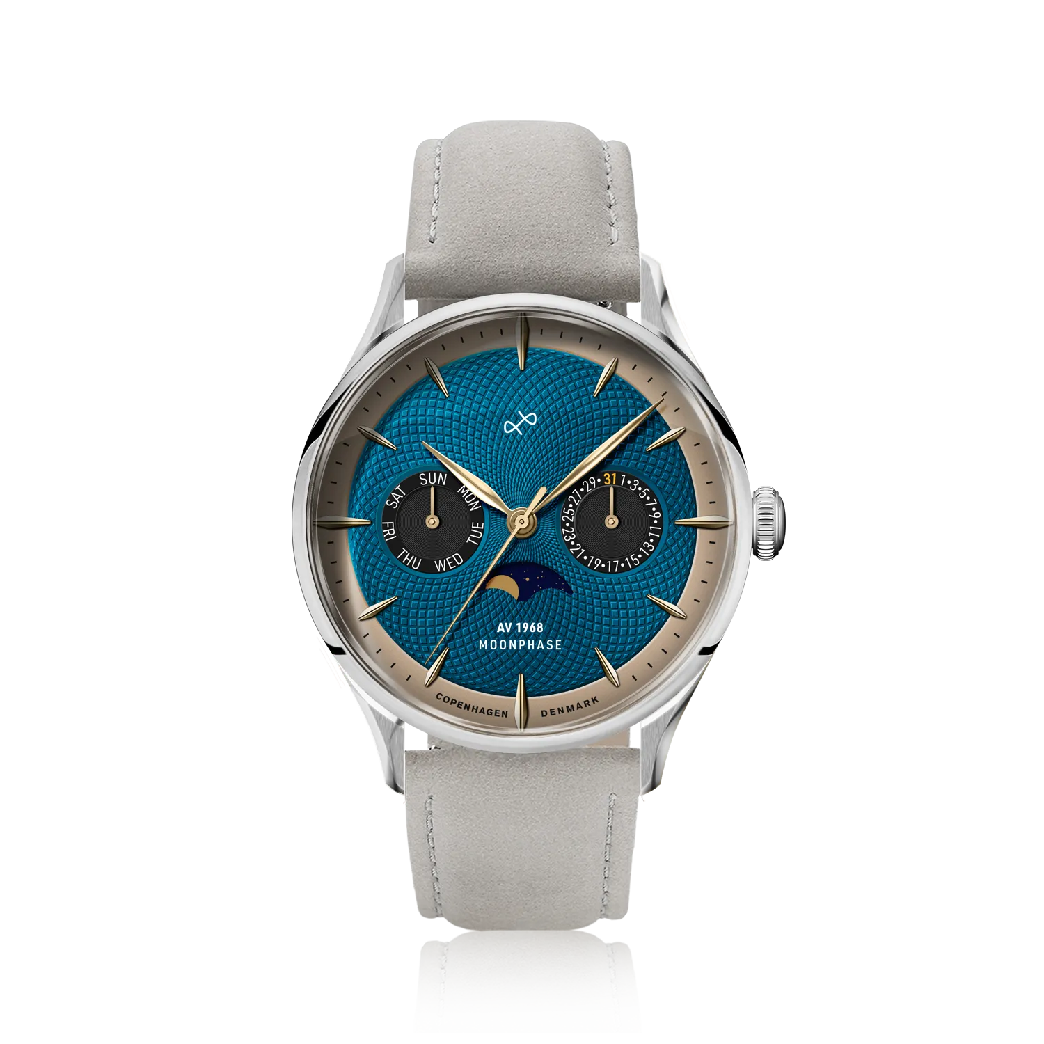 1968 Moonphase, Steel / Blue