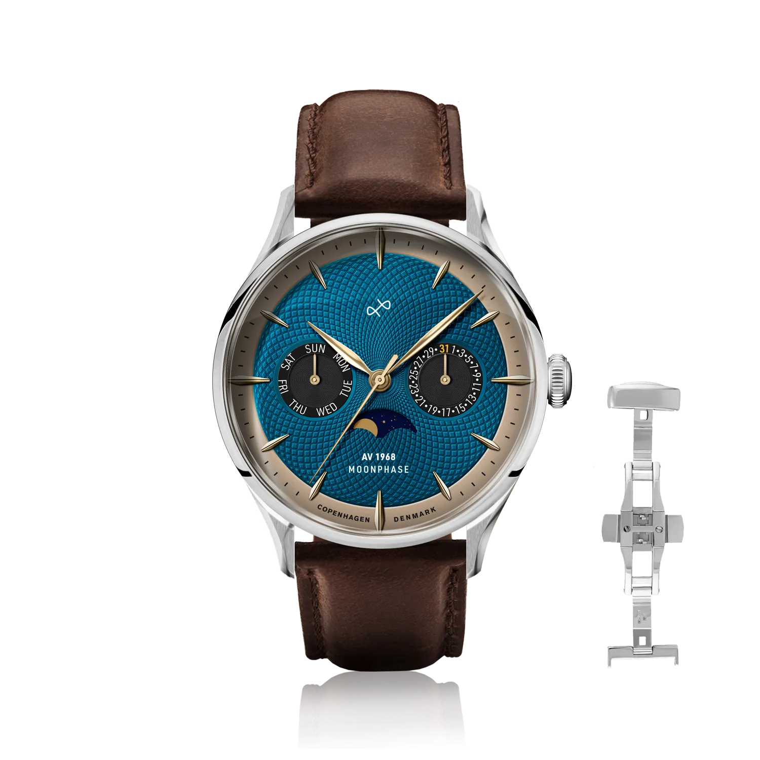 1968 Moonphase, Steel / Blue