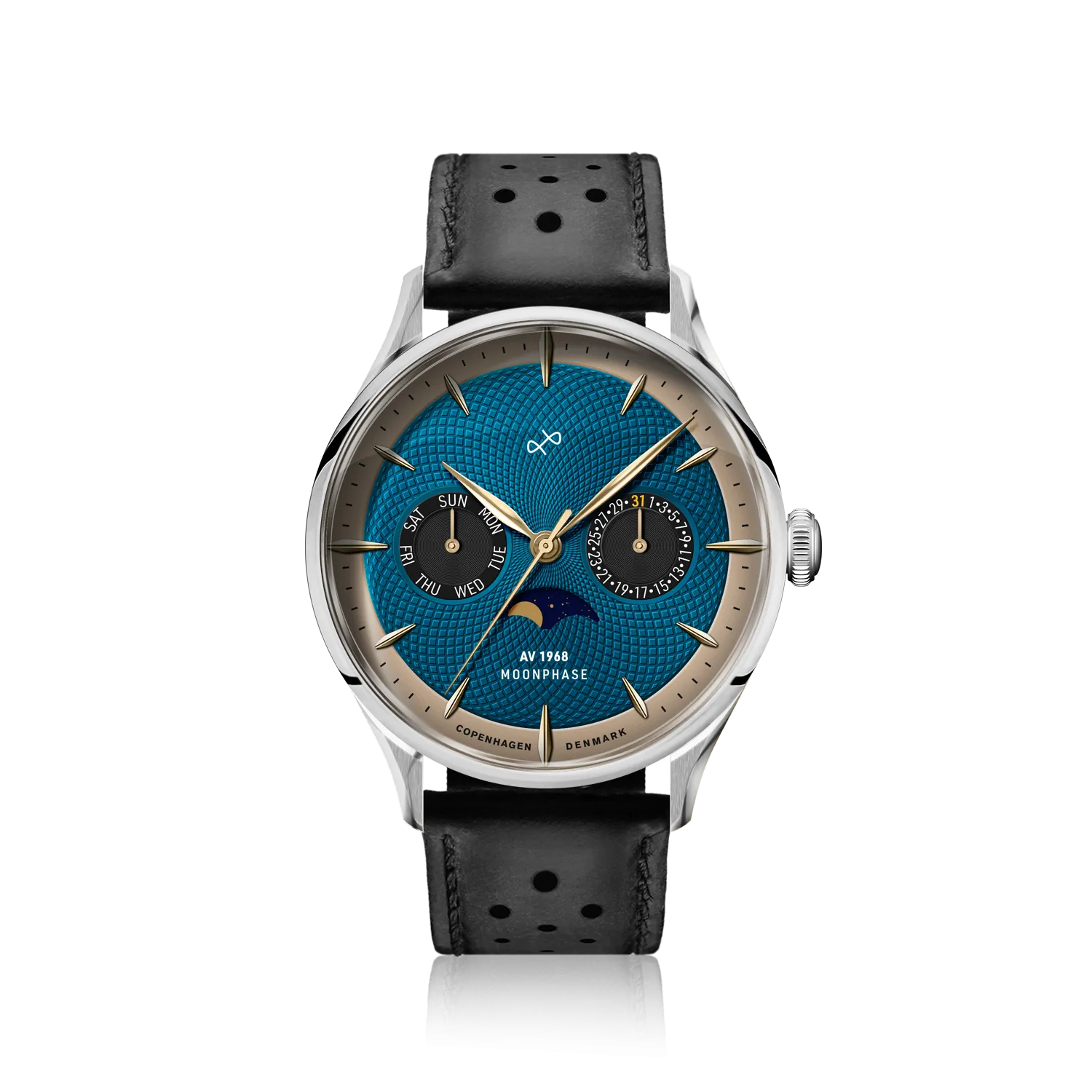 1968 Moonphase, Steel / Blue