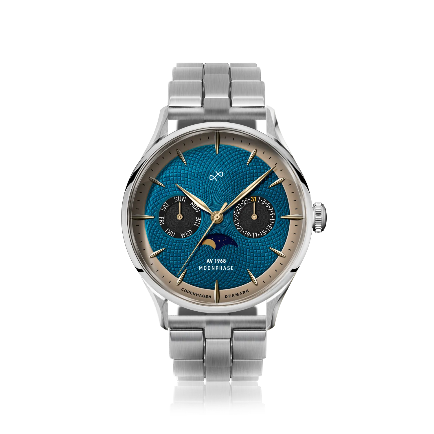 1968 Moonphase, Steel / Blue