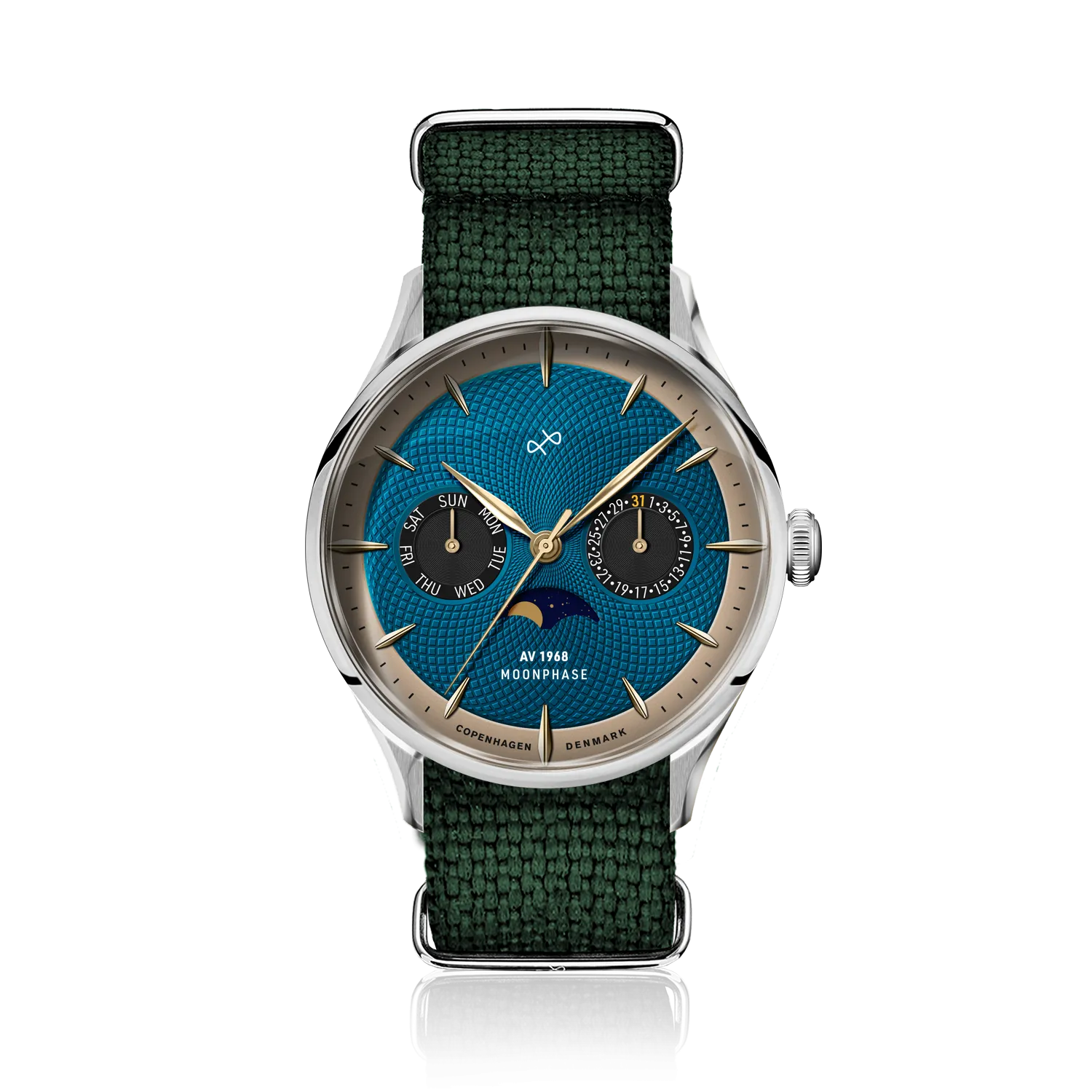 1968 Moonphase, Steel / Blue