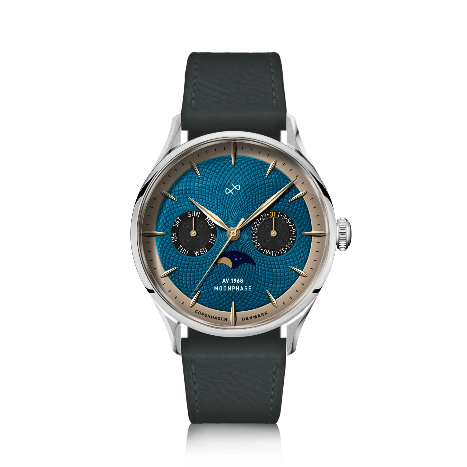 1968 Moonphase, Steel / Blue