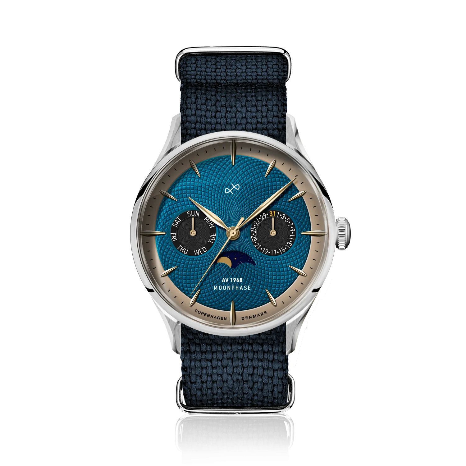 1968 Moonphase, Steel / Blue