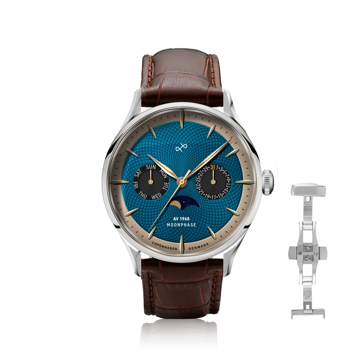 1968 Moonphase, Steel / Blue