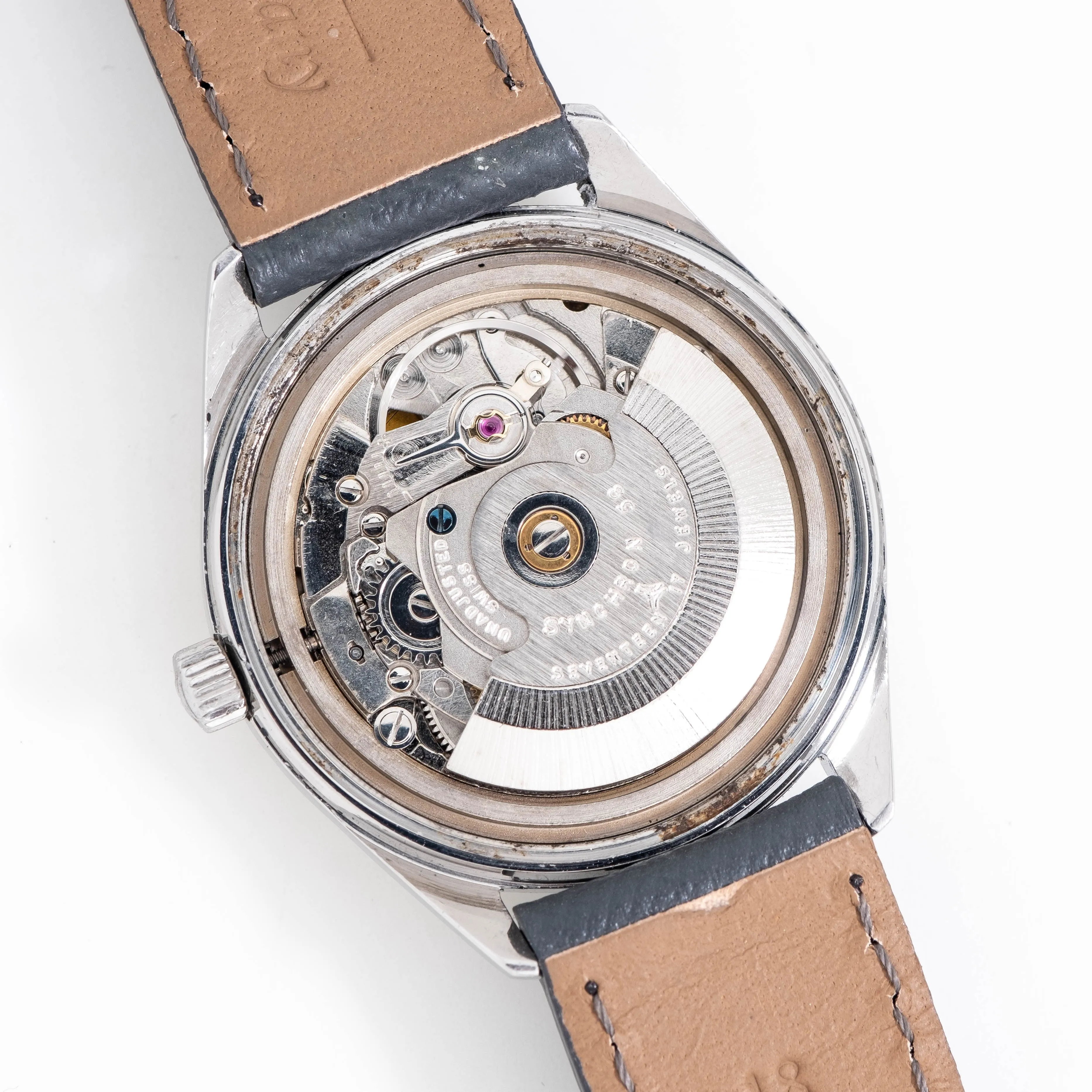 1970's Ernest Borel by Synchron Conquistador Automatic Ref. 58 004 56 Stainless Steel Watch (# 14912)