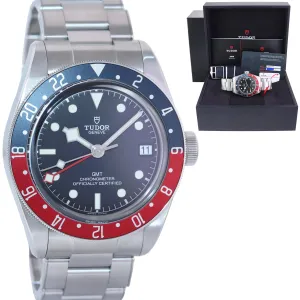 2021 PAPERS Tudor Black Bay 79830RB Pepsi Steel Black GMT Date 41mm Watch Box