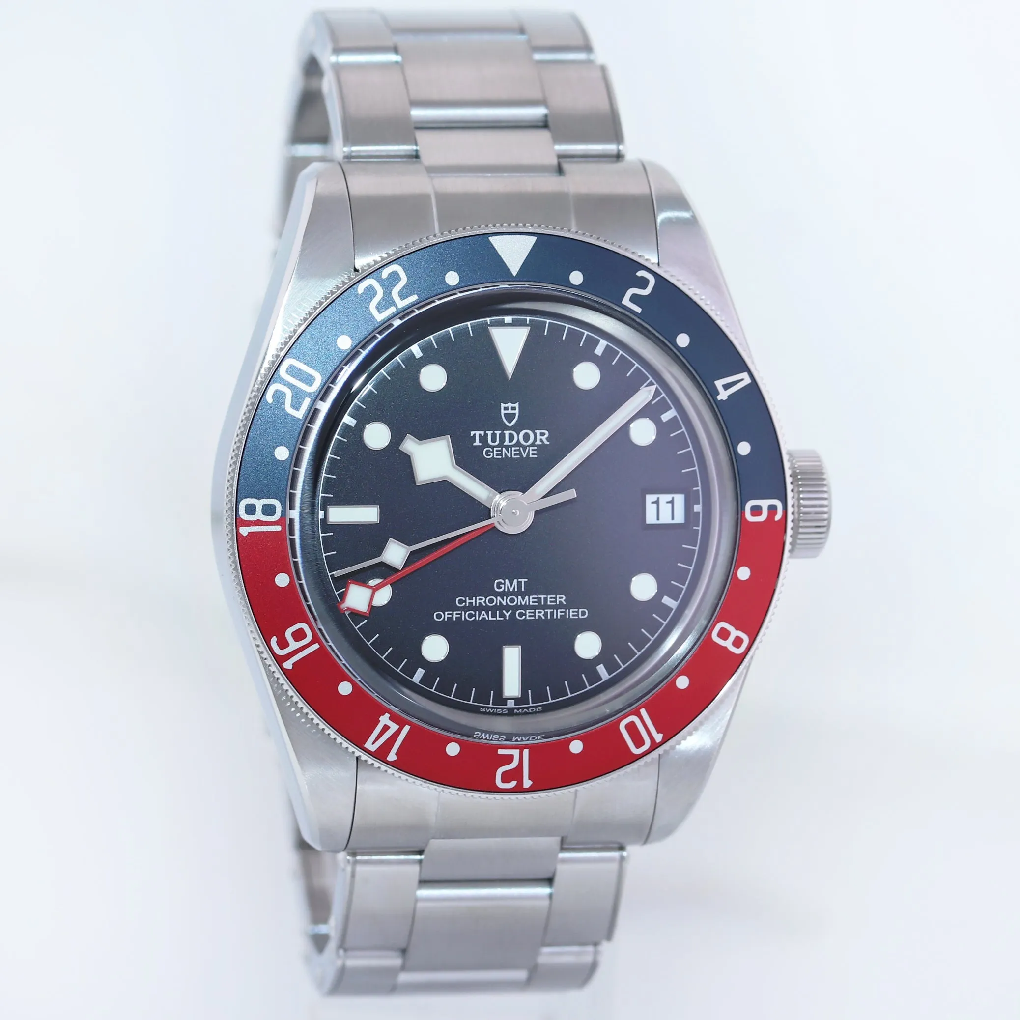 2021 PAPERS Tudor Black Bay 79830RB Pepsi Steel Black GMT Date 41mm Watch Box