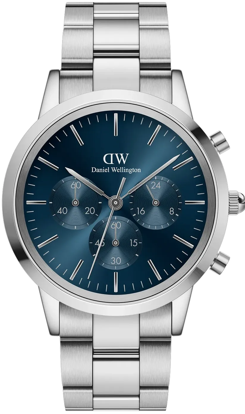 Daniel Wellington Iconic Chronograph Link Arctic S 42MM