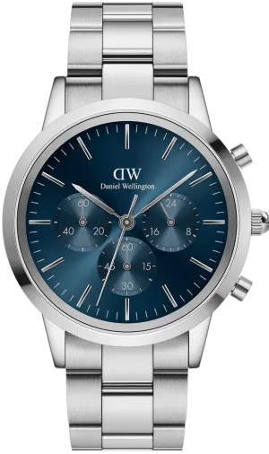 Daniel Wellington Iconic Chronograph Link Arctic S 42MM