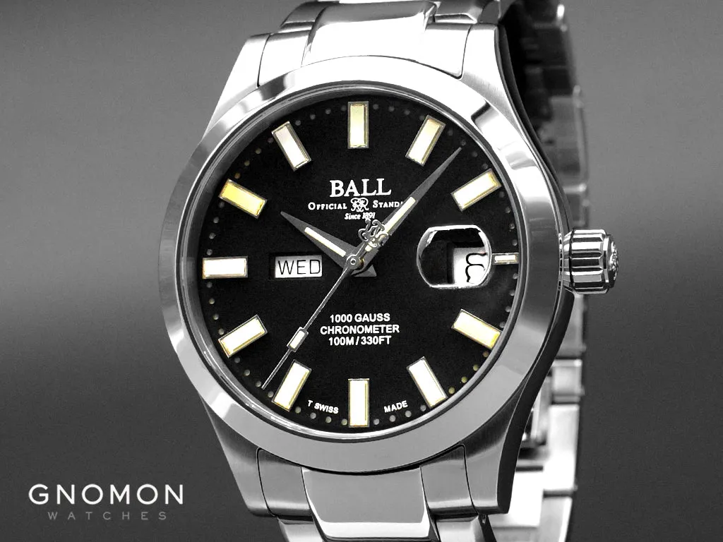 Engineer III Marvelight Chronometer Day-Date Black - Ltd Ed 1000pcs Ref. NM9036C-S1C-BKR