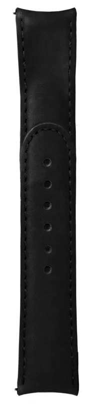 Formex Essence Deployant Black Leather Strap 22mm
