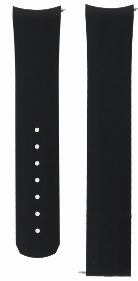 Formex Essence Deployant Black Rubber Strap 22mm