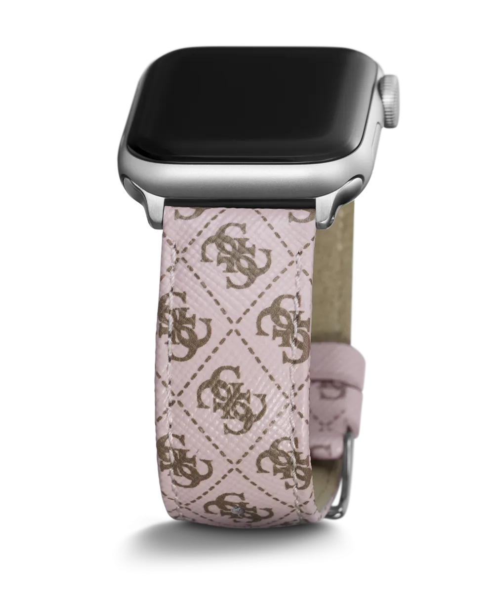 GUESS Logo Leather Band for Apple 38-40 mm Watch