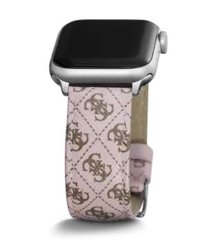 GUESS Logo Leather Band for Apple 38-40 mm Watch
