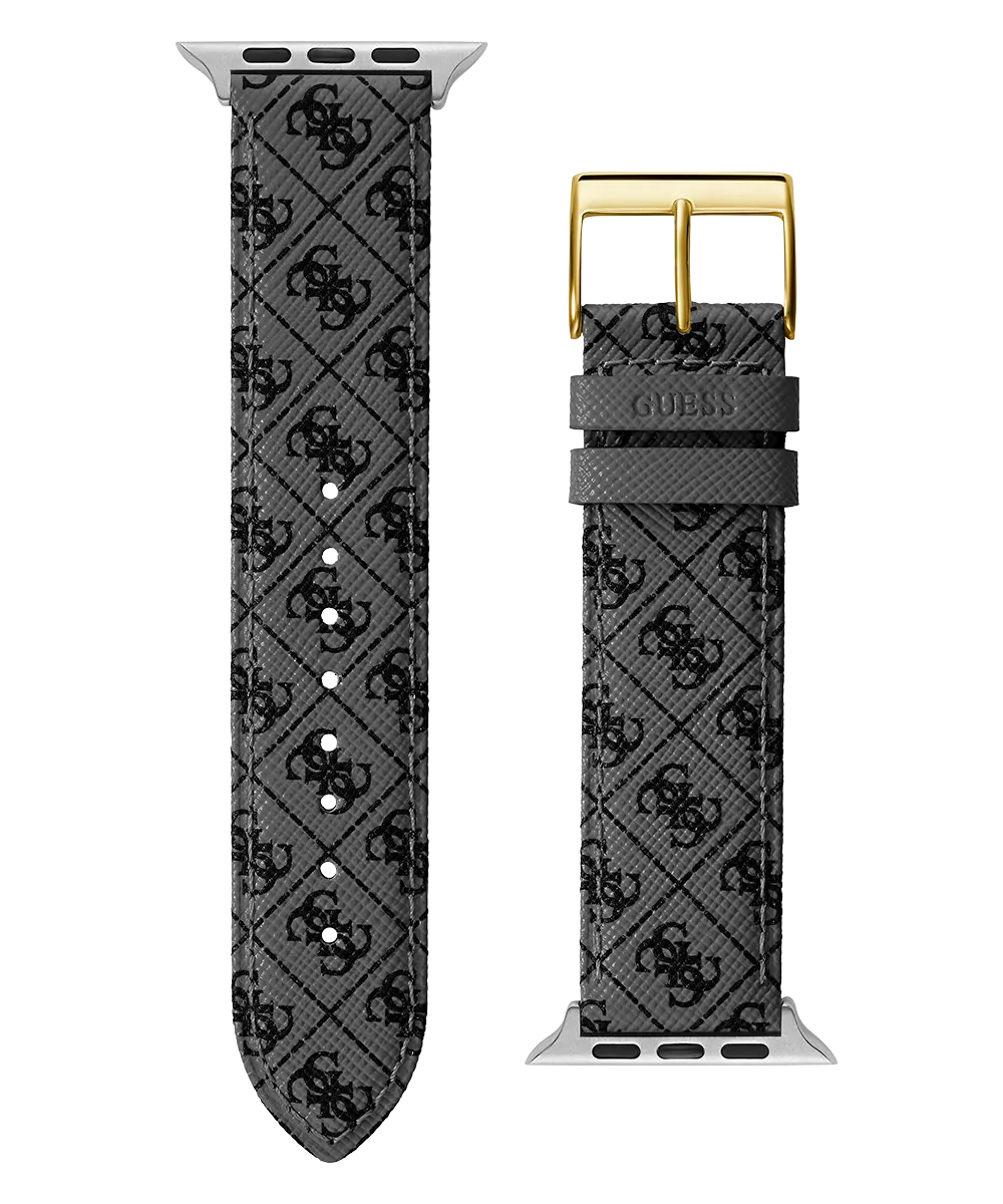 GUESS Logo Leather Band for Apple 42-44 mm Watch