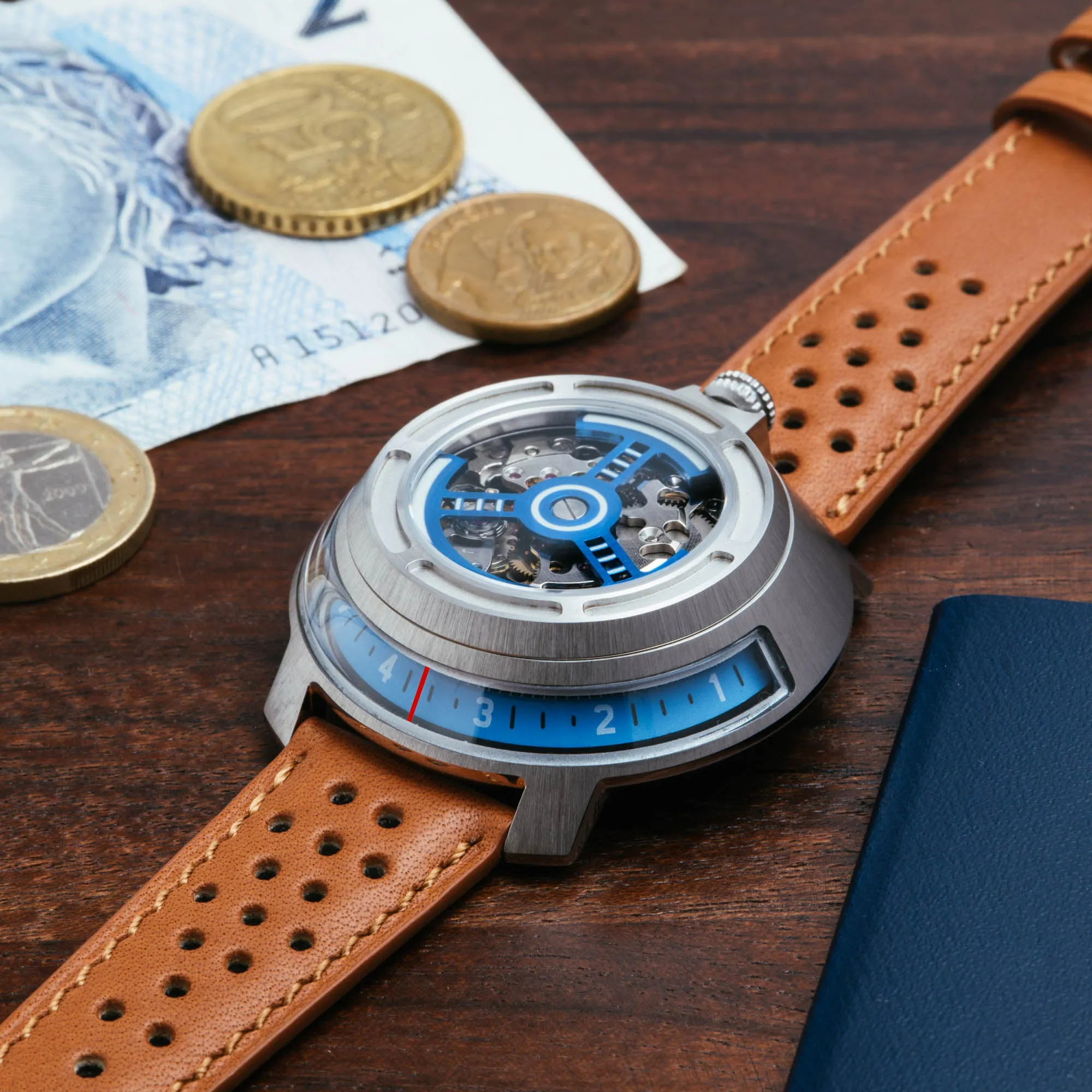 Invertor II Automatic Tan Blue