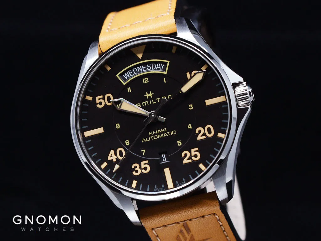 Khaki Pilot Day Date Automatic Vintage - Leather Ref. H64645531