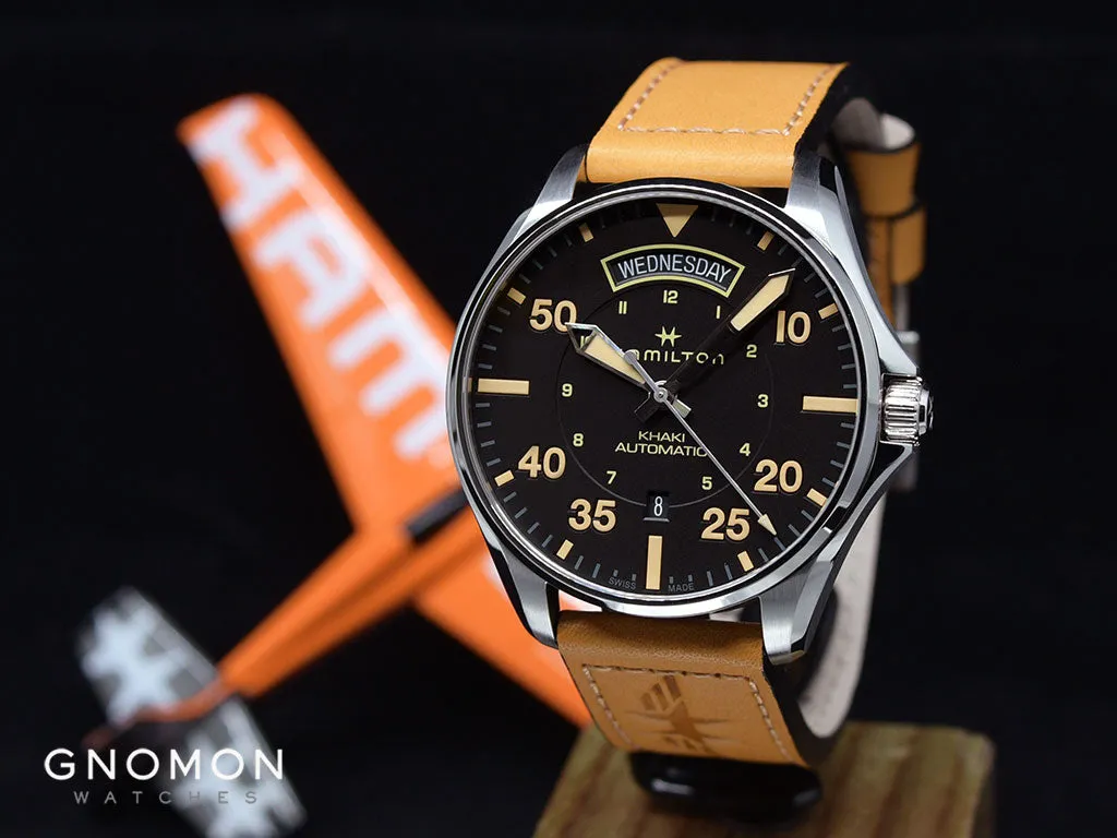 Khaki Pilot Day Date Automatic Vintage - Leather Ref. H64645531