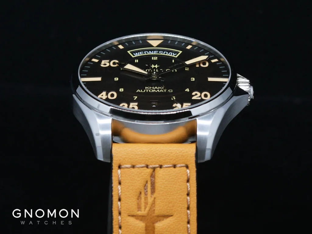 Khaki Pilot Day Date Automatic Vintage - Leather Ref. H64645531